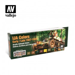 VALLEJO 71.160 Model Air Set IJA Colors Early/Late (8) AFV 8 Color Set 17 ml.