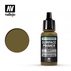 VALLEJO 70.611 Surface Primer IJA-Tsuchi-Kusa-IRO Earth Green (early) Color 17 ml.