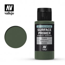 VALLEJO 73.612 Surface Primer NATO Green Color 60 ml.