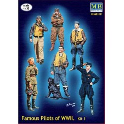 MASTERBOX MB3201 1/32 Famous WWII pilots set