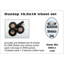 Mirror Models 35011 1/35 Dunlop 10,5x16 Wheel Set