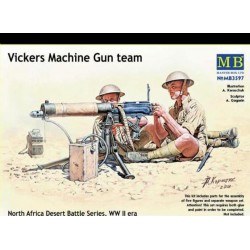 MASTERBOX MB3597 1/35 Vickers machine-gun crew, Desert battle