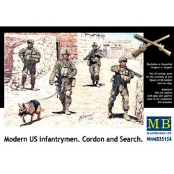 MASTERBOX MB35154 1/35 Modern U.S.infantrymen. Cordon and Searc
