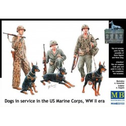 MASTERBOX MB35155 1/35 Dogs in service in US Marine Corps