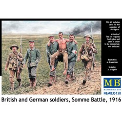 MASTERBOX MB35158 1/35 British and German soldiers,Somme Battle