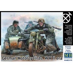 MASTERBOX MB35178 1/35 German motorcyclists, WWII era
