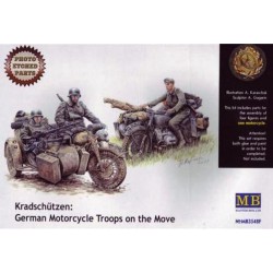MASTERBOX MB3548F 1/35 Kradschutzen: Ger. motorcycle troops