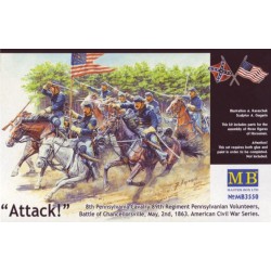 MASTERBOX MB3550 1/35 8th Pennsylv. cavalry,Battle o.Chancello