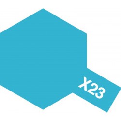 TAMIYA 81023 Peinture Acrylique X-23 Bleu Transparent / Clear Blue 23ml