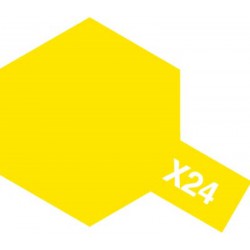 TAMIYA 81024 Peinture Acrylique X-24 Jaune Transparent / Clear Yellow 23ml