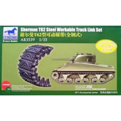BRONCO AB3539 1/35 Sherman T62 Steel Workable Track Link Set