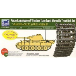 BRONCO AB3540 1/35 Panzerkampfwagen V Panther Workable Track Link Set Late Type