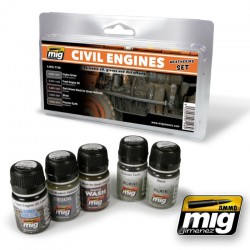 AMMO BY MIG A.MIG-7146 Civil Engine Weathering Set