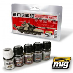 AMMO BY MIG A.MIG-7147 Modern Russian Vehicles Weathering Set