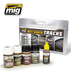 AMMO BY MIG A.MIG-7438 Wet Earth Tracks Weathering Set 