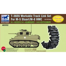 BRONCO AB3552 1/35 T36E6 Workable Track Link Set for M-5 Stuart / M-8 HMC