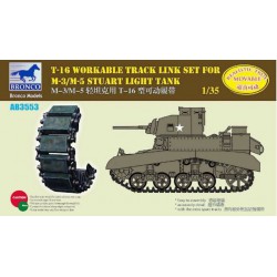 BRONCO AB3553 1/35 T-16 Workable Track Link Set for M-3 / M-5 Stuart Light Tank