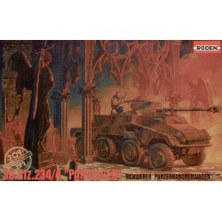 RODEN 709 1/72 Sd.Kfz.234/4 "Pakwagen" Schwerer Panzerkanonenwagen
