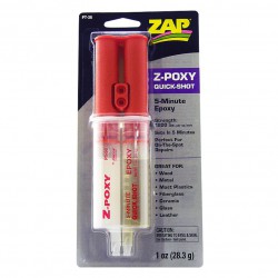 ZAP PT36 Zap 5 Minute Epoxy Syringe 1oz
