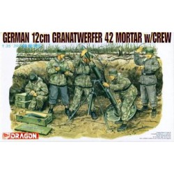 DRAGON 6090 1/35 German 12cm Granatwerfer 42 Mortar w/Crew