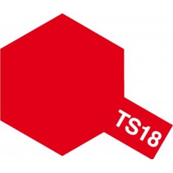 TAMIYA 85018 Peinture Bombe Spray TS-18 Rouge Métallisé / Metallic Red