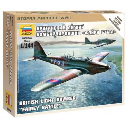 ZVEZDA 6218 1/144 British Light Bomber Fairey Battle