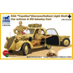 BRONCO CB35156 1/35 DAK “Topolino” Light Staff Car w/Crew
