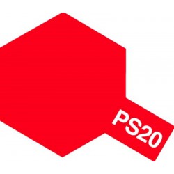 TAMIYA 86020 Peinture Bombe Spray PS-20 Rouge Fluo / Fluorescent Red