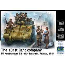 MASTERBOX MB35164 1/35 101th light company.US paratroopers and British tankmen