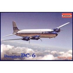 RODEN 304 1/144 Delta airlines Douglas DC-6 Medium-Range Airliner