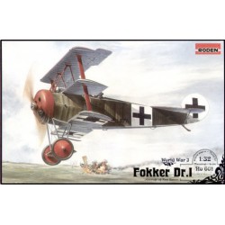 RODEN 601 1/32 Fokker Dr.I World War I
