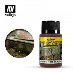 VALLEJO 73.805 Weathering Effects Brown Splash Mud Splash Mud 40 ml.