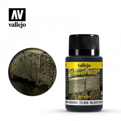 VALLEJO 73.806 Weathering Effects Black Splash Mud Splash Mud 40 ml.