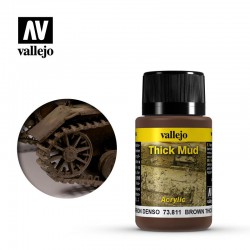 VALLEJO 73.811 Weathering Effects Brown Thick Mud Thick Mud 40 ml.