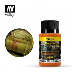 VALLEJO 73.816 Weathering Effects Diesel Stains Engine Effects 40 ml.