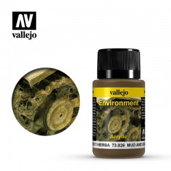 VALLEJO 73.826 Weathering Effects Mud and Grass Effect Environment 40 ml.