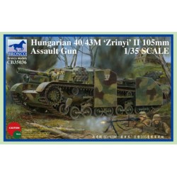 BRONCO CB35036 1/35 Hungarian 40/43M 'Zrinyi' II 105mm Assault Gun