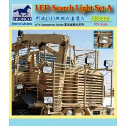 BRONCO AB3568 1/35 LED Search Light Set A