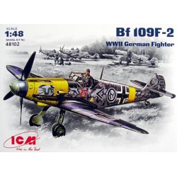ICM 48102 1/48 Messerschmitt Bf 109F-2 WWII
