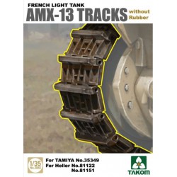 TAKOM 2060 1/35 French Light Tank AMX-13 Tracks without Rubber