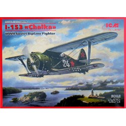 ICM 72074 1/72 I-153 "Chaika", WWII Soviet Biplane Fighter