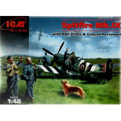 ICM 48801 1/48 Spitfire Mk IX with RAF Pilots /Ground Crew