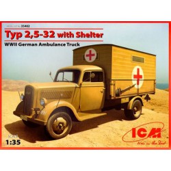 ICM 35402 1/35 Typ 2,5-32 with Shelter