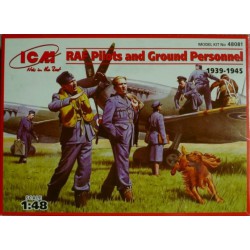 ICM 48081 1/48 RAF Pilots and Ground Personnel (1939-1945)