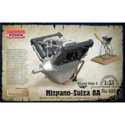 RODEN 622 1/32 Hispano-Suiza 8A British WWI 150 h.p. water-cooled engine
