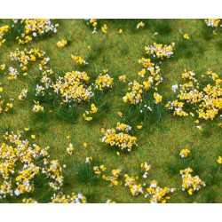 FALLER 180467 HO 1/87 Segment de paysage PREMIUM, Prairie fleurie, multicolore