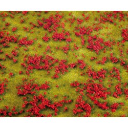 FALLER 180460 HO 1/87 Segment de paysage PREMIUM, Prairie fleurie, rouge