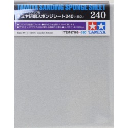 TAMIYA 87162 Sanding Sponge Sheet 240