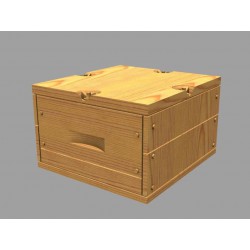 PANZER ART RE35-379 1/35 US Ammo Boxes for 0,5 ammo (wooden pattern)