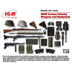 ICM 35638 1/35 WWII German Infantry W&E 100% new molds
